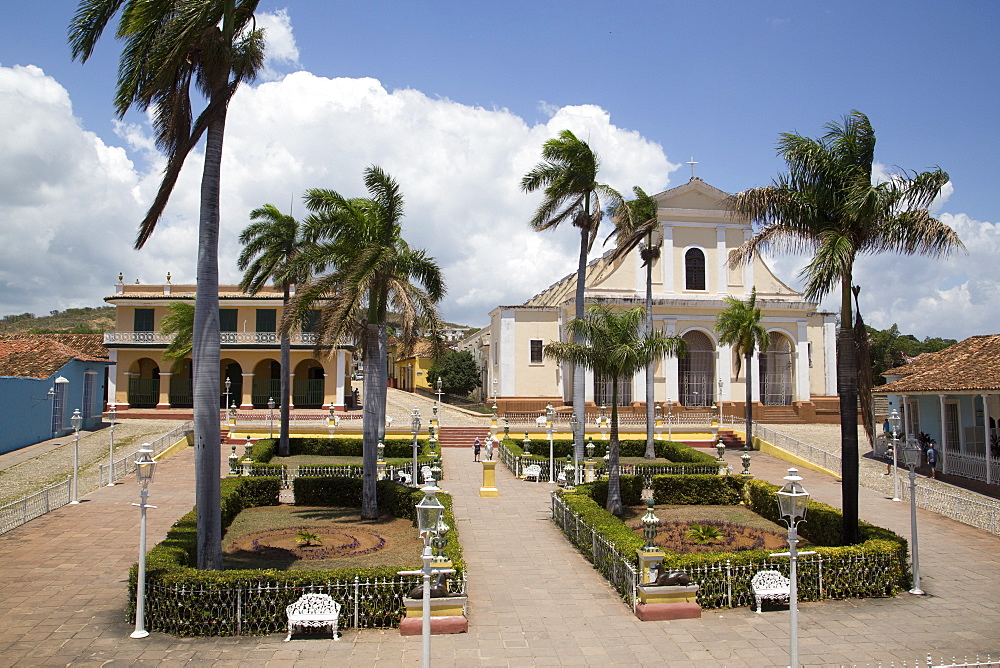 Iglesia Parroquial de la Santisima Trinidad, Plaza Mayor, Trinidad, UNESCO World Heritage Site, Sancti Spiritus, Cuba, West Indies, Central America