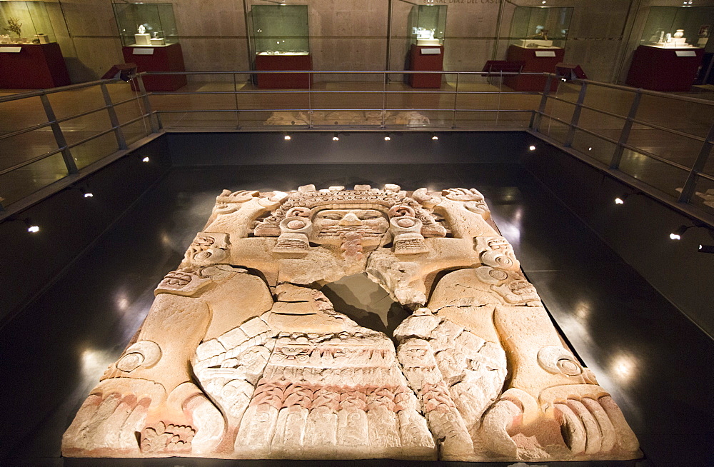 The Tlaltecuhtli Sculpture, Templo Mayor Museum, Mexico City, Mexico, North America