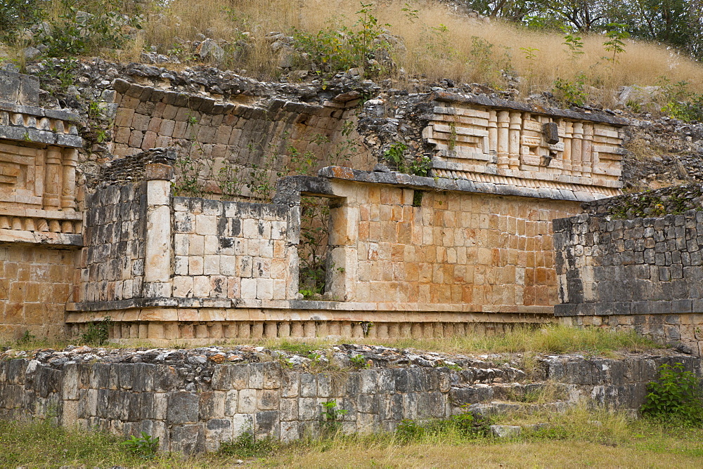 Palace, Labna Archaeological Site, Mayan Ruins, Puuc style, Yucatan, Mexico, North America