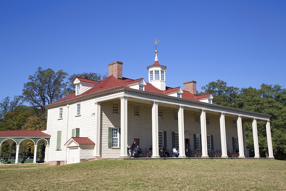 George Washington Mansion, Mount Vernon, Virginia, United States of America, North America