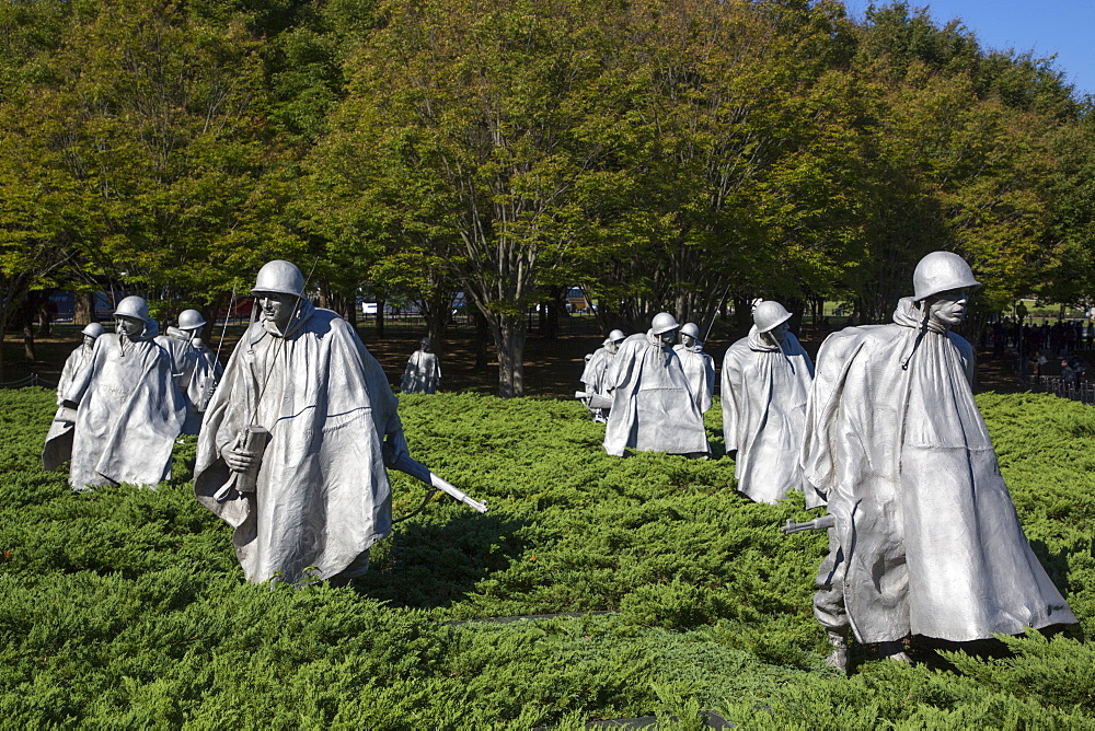 Korean War Veterans Memorial, Washington D.C., United States of America, North America