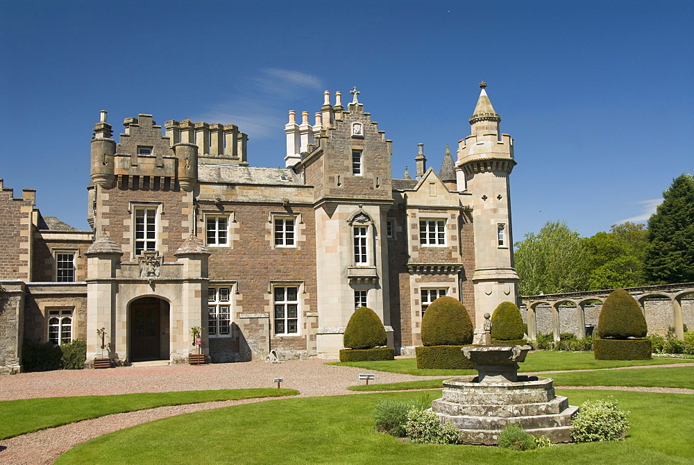 Abbotsford, home of Sir Walter Scott from 1812 to 1832, near Melrose, Borders, Scotland, United Kingdom, Europe