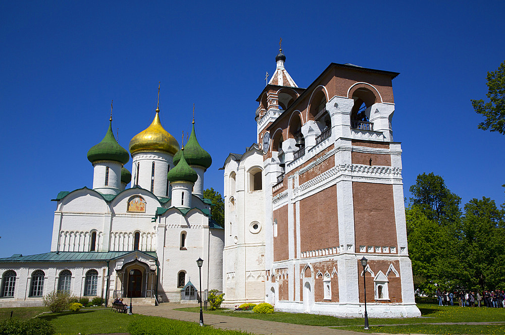 Bell Tower, Saviour Monastery of St. Euthymius, UNESCO World Heritage Site, Suzdal, Vladimir Oblast, Russia, Europe