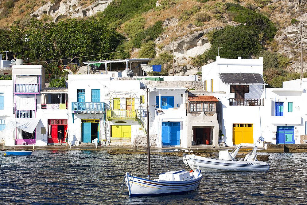 Klima Village, Milos Island, Cyclades Group, Greek Islands, Greece, Europe