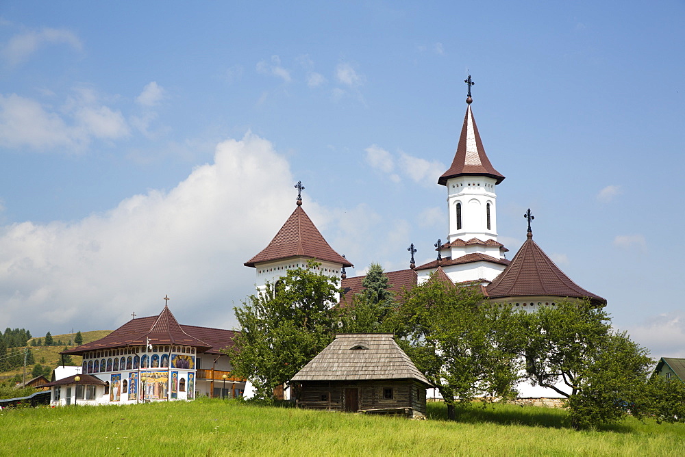 Orthodox Monastery, Gura Humorului, Suceava County, Romania, Europe