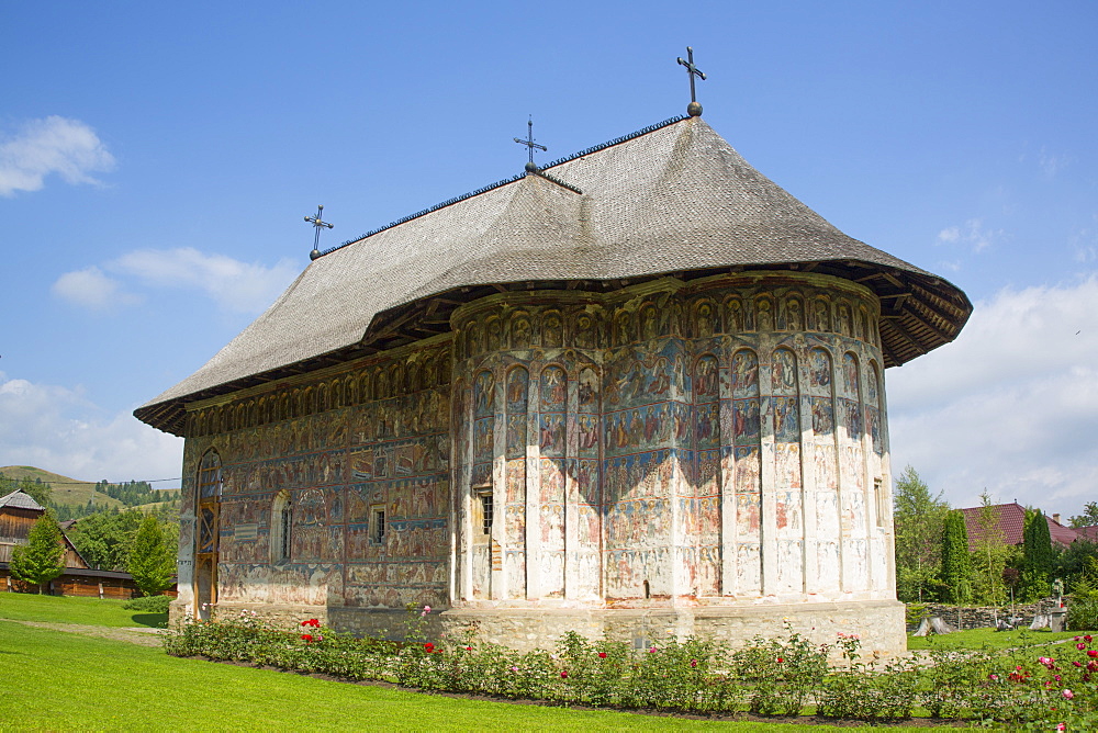 Humor Monastery, 1530, UNESCO World Heritage Site, Manastirea Humorului, Suceava County, Romania, Europe