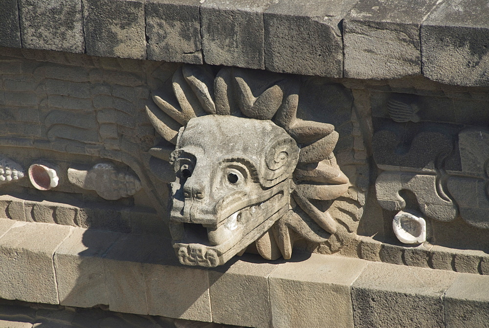 Temple of Quetzalcoatl, Archaeological Zone of Teotihuacan, UNESCO World Heritage Site, Mexico, North America