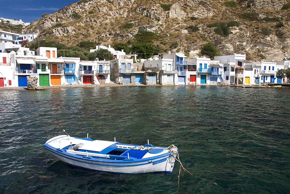 The village of Klima, Island of Milos, Cyclades, Greek Islands, Greece, Europe