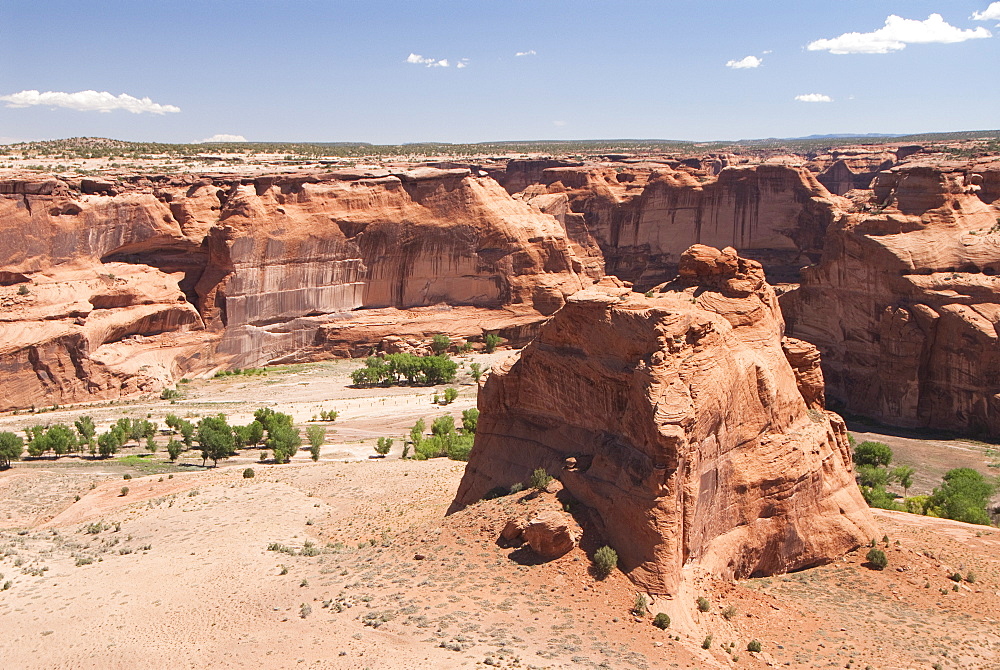 Canyon de Chelly National Monument, View from Junction Overlook, Arizona, United States of America, North America