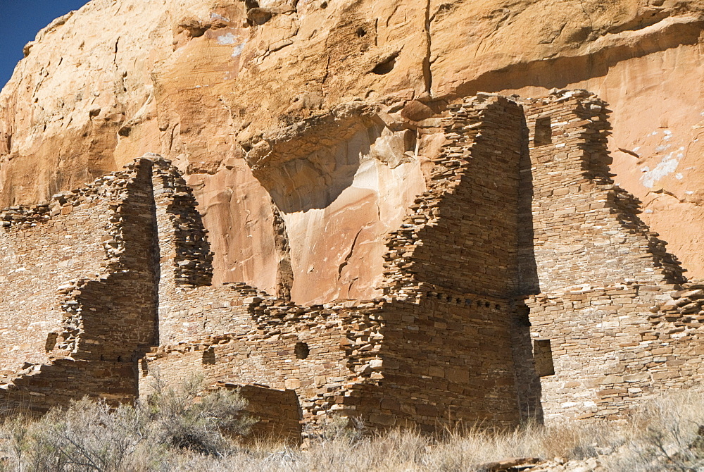 Chaco Culture National Historic Park, World Heritage Site, Hungo Pavi, UNESCO World Heritage Site, New Mexico, United States of America, North America