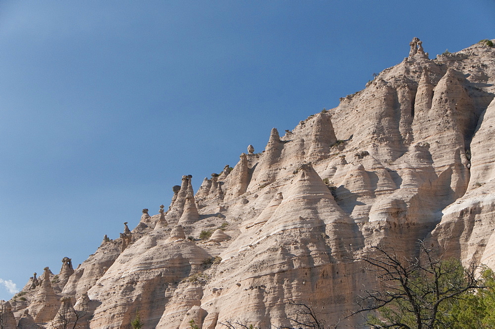 Kasha-Katuwe Tent Rock National Monument, tent like rock formations, from volcanic eruptions 6 to 7 million years ago, New Mexico, United States of America, North America 