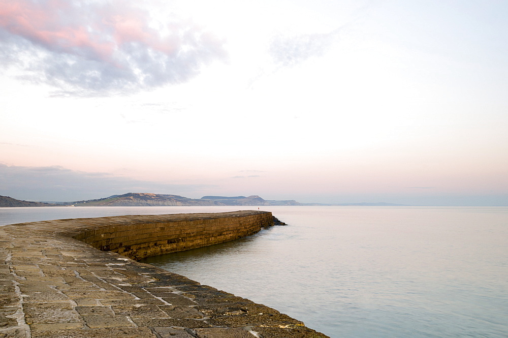 The Cobb at Lyme Regis, Dorset, England, United Kingdom, Europe 