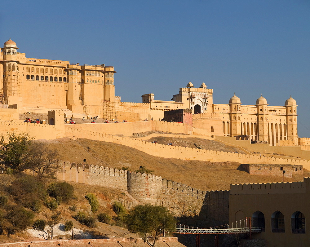 The Amber Fort, Jaipur, Rajasthan, India, Asia