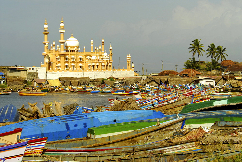 Mosque in Vizhinjam, Trivandrum, Kerala, India, Asia