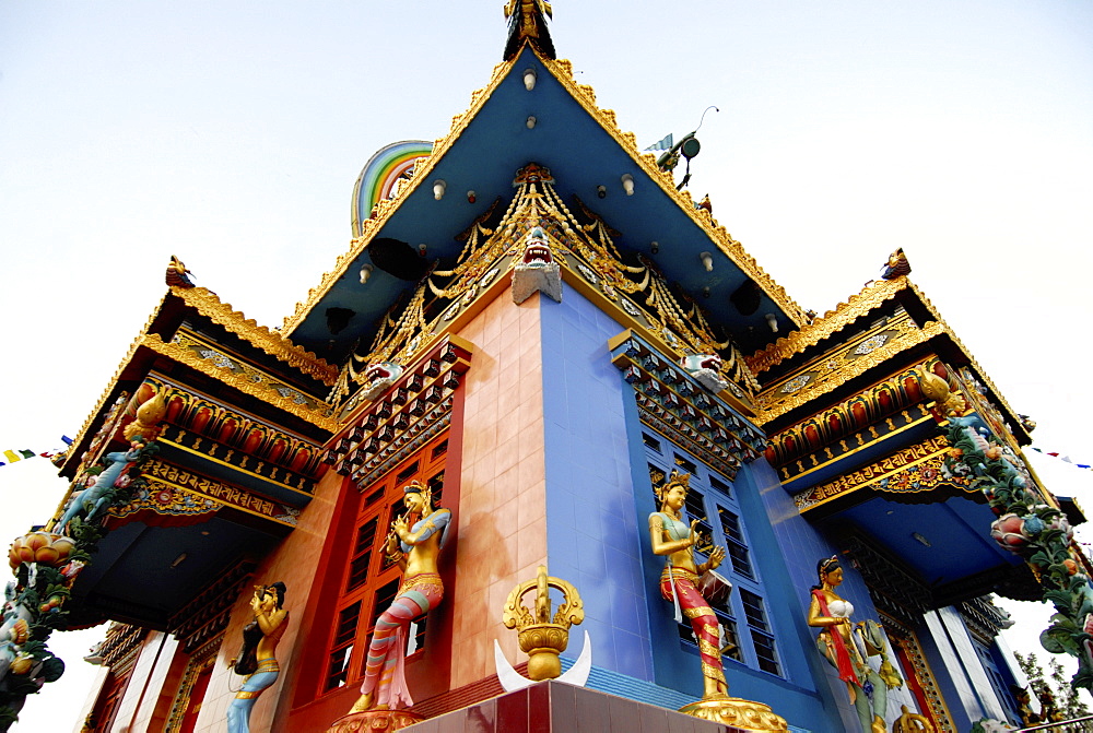 Buddhist Golden Temple in Bylakuppe, Coorg, Karnataka, India