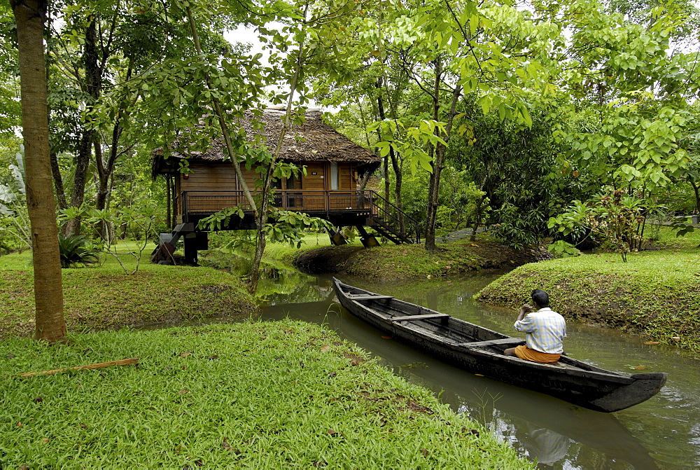 Property of K.T.D.C. in Kumarakom, Kerala, India, Asia