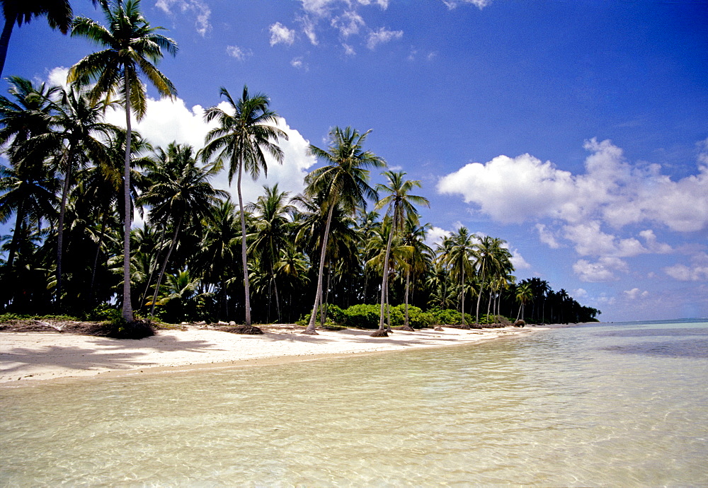 Clear water and sand of Lakshadweep Islands, India, Indian Ocean, Asia