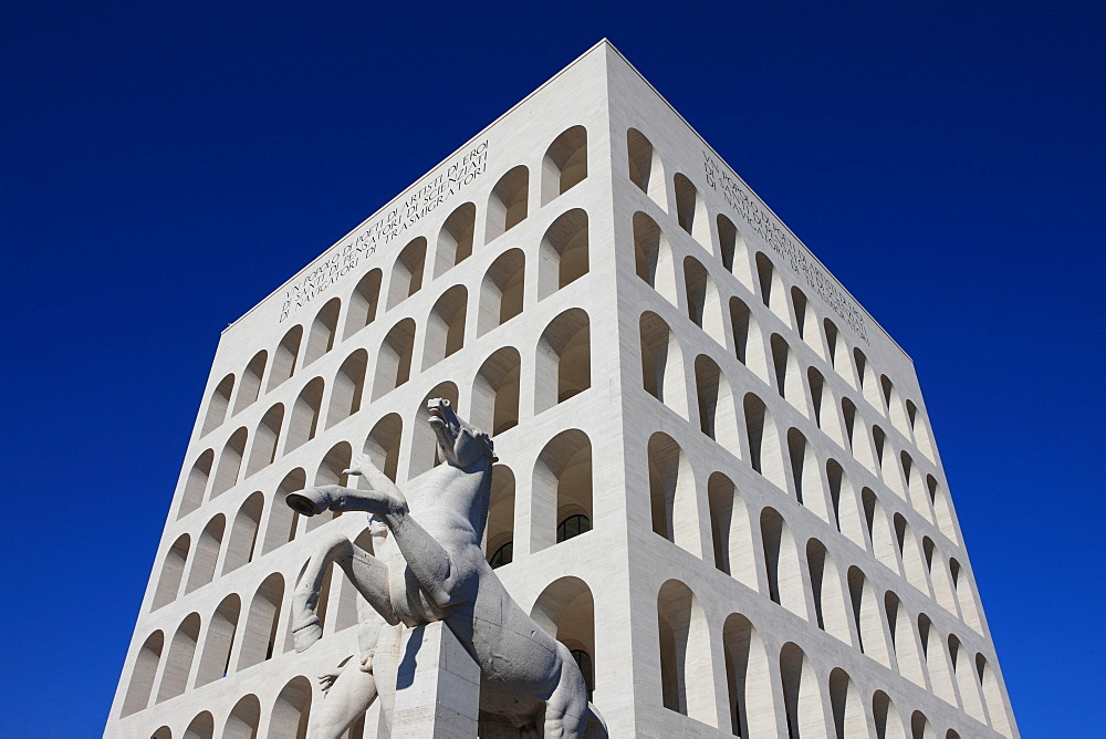 Palazzo della Civilta Italiana, EUR, Rome, Lazio, Italy, Europe