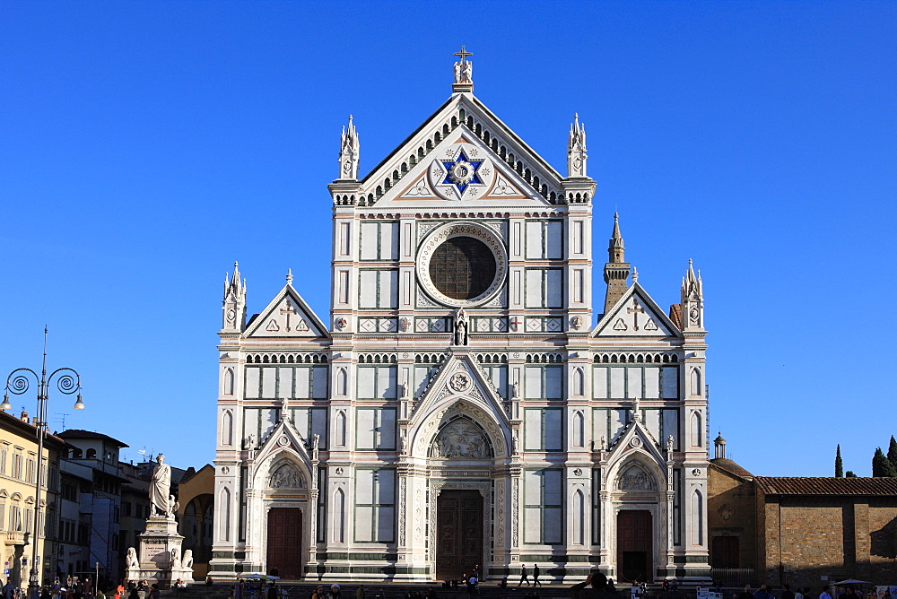 Santa Croce church, Florence, UNESCO World Heritage Site, Tuscany, Italy, Europe