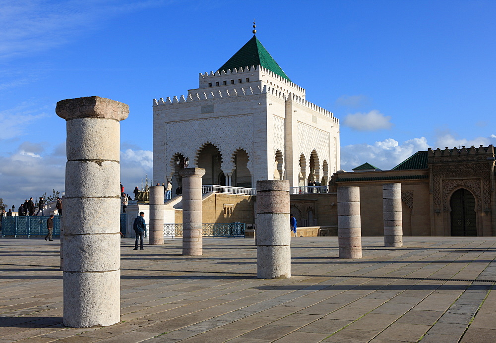 Mausoleum of Mohammed V, Rabat, Morocco, North Africa, Africa