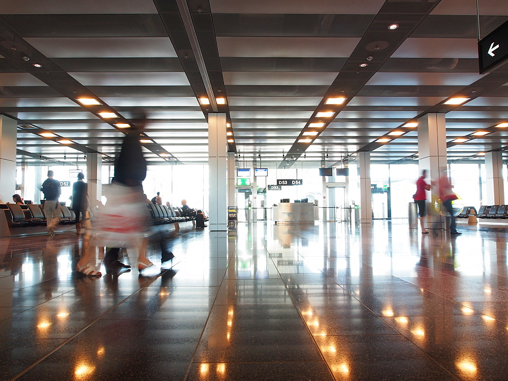 Waiting Area, Zurich airport, Zurich, Switzerland, Europe