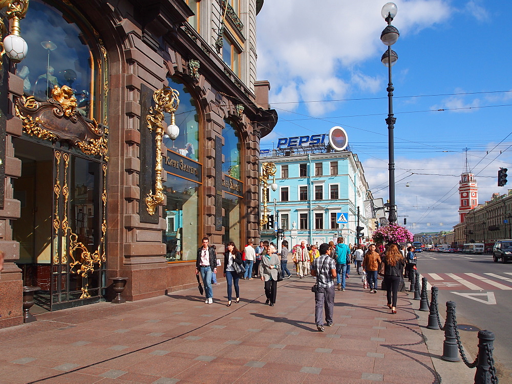 Nevsky Prospekt, St. Petersburg, Russia, Europe