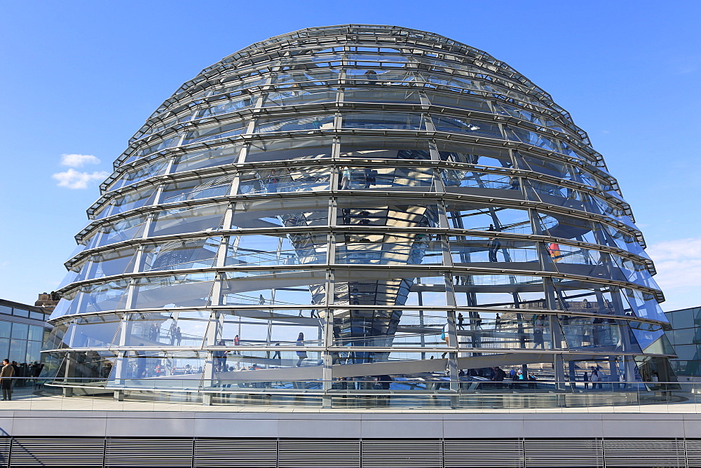 The Dome by Norman Foster, Reichstag Parliament Building, Berlin, Germany, Europe