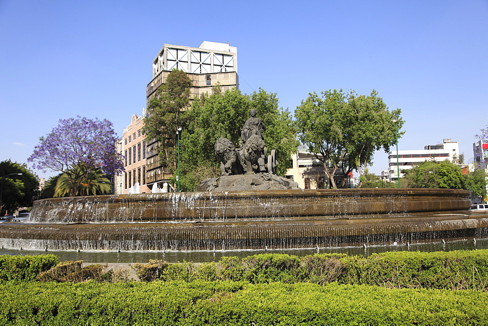 Madrid Plaza, Colonia Roma, Roma, trendy neighborhood, Mexico City, Mexico, North America