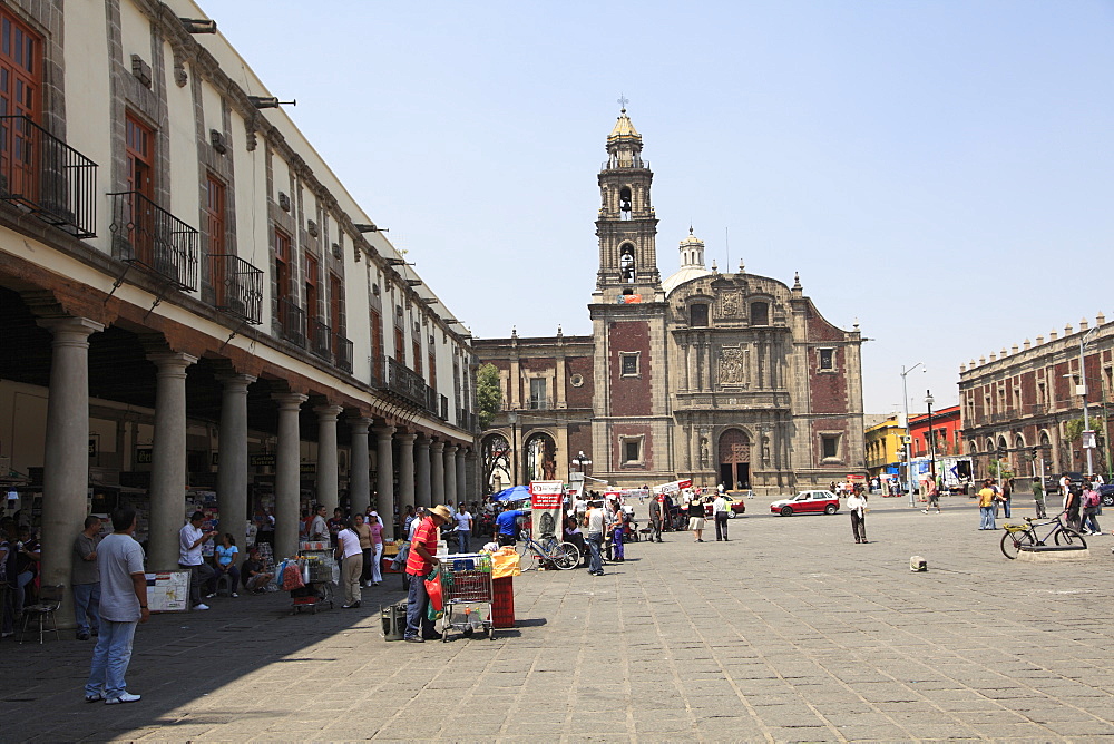 Church of Santo Domingo, Plaza de Santo Domingo, Historic Center, Mexico City, Mexico, North America