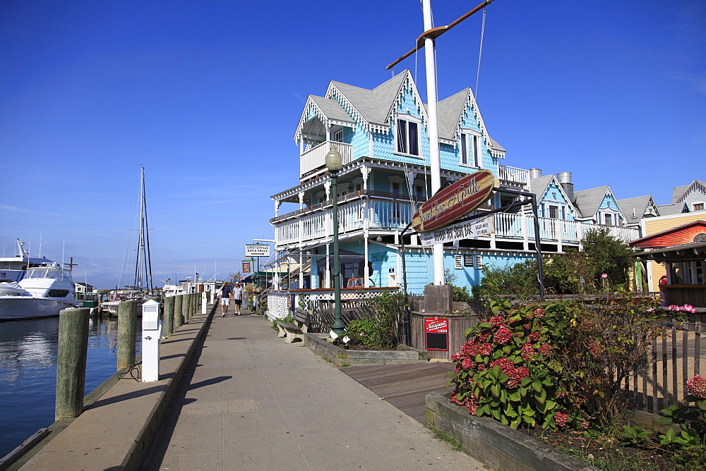 Victorian Architecture, Oak Bluffs, Marthas Vineyard, Massachusetts, New England, United States of America, North America