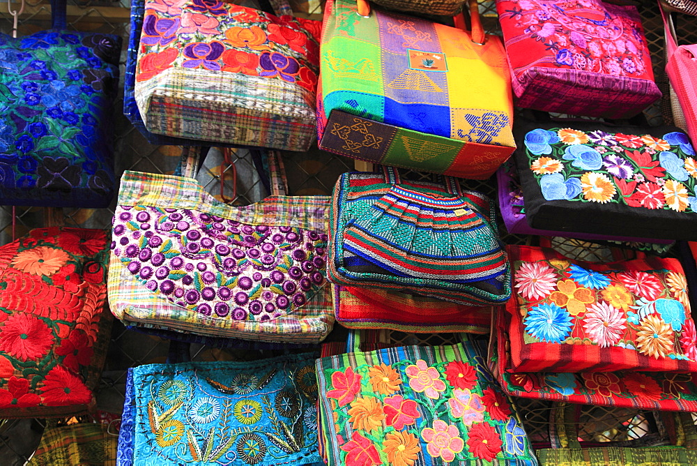 Handmade bags, Handicraft Market, Oaxaca City, Oaxaca, Mexico, North America