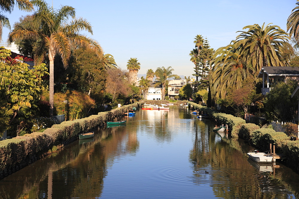 Venice Canals, Venice Beach, Los Angeles, California, United States of America, North America