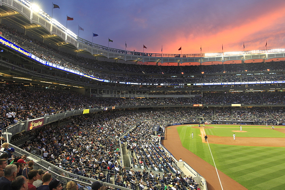 Baseball Game, Yankee Stadium, Bronx, New York City, United States of America, North America