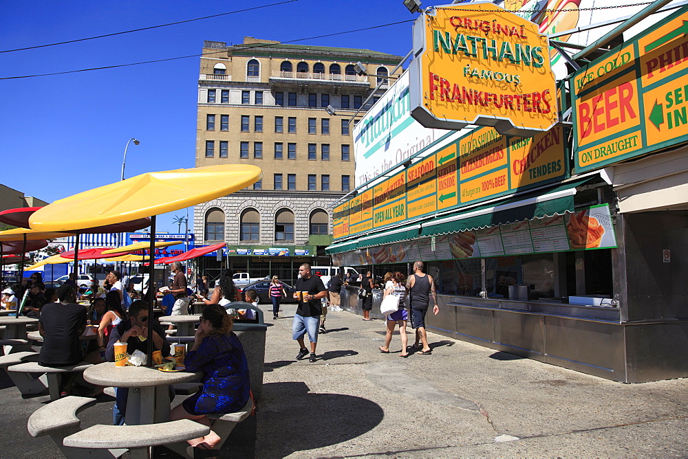 Nathans Famous Hot Dogs, Coney Island, Brooklyn, New York City, United States of America, North America