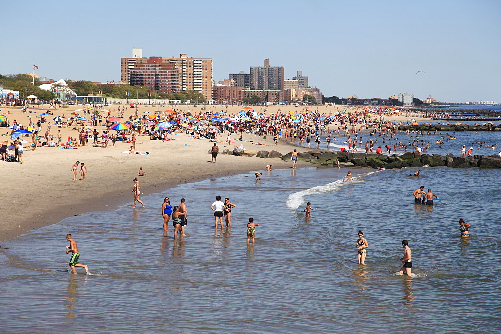 Beach, Coney Island, Brooklyn, New York City, United States of America, North America