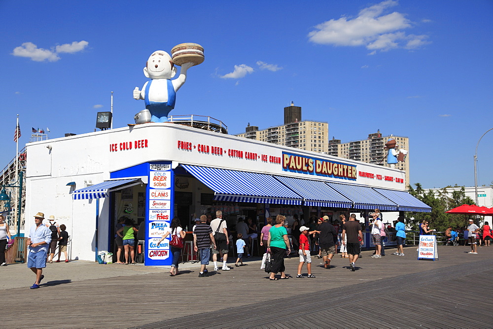 Boardwalk, Coney Island, Brooklyn, New York City, United States of America, North America