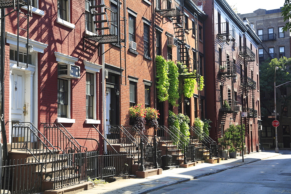 Gay Street, Greenwich Village, West Village, Manhattan, New York City, United States of America, North America