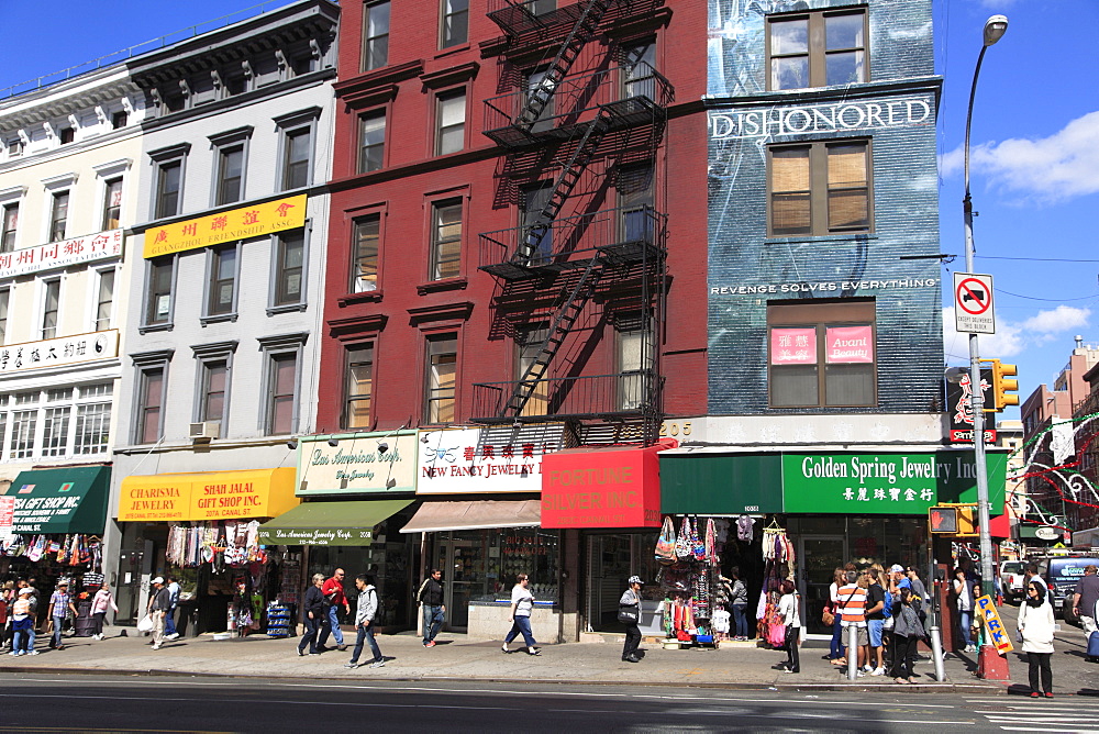 Canal Street, Chinatown, Manhattan, New York  City, United States of America, North America