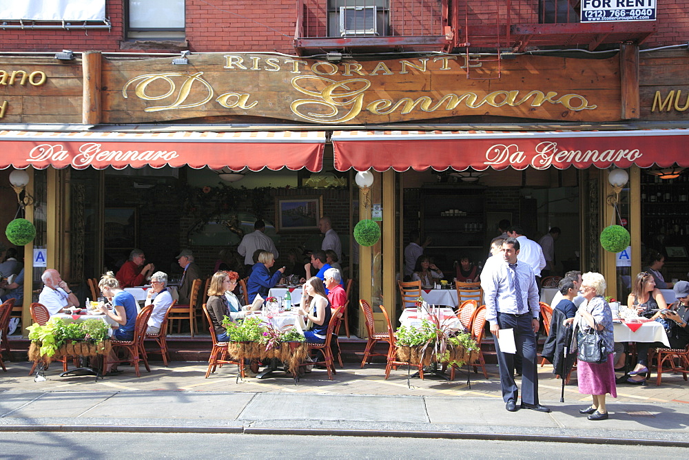 Restaurant, Little Italy, Manhattan, New York City, United States of America, North America