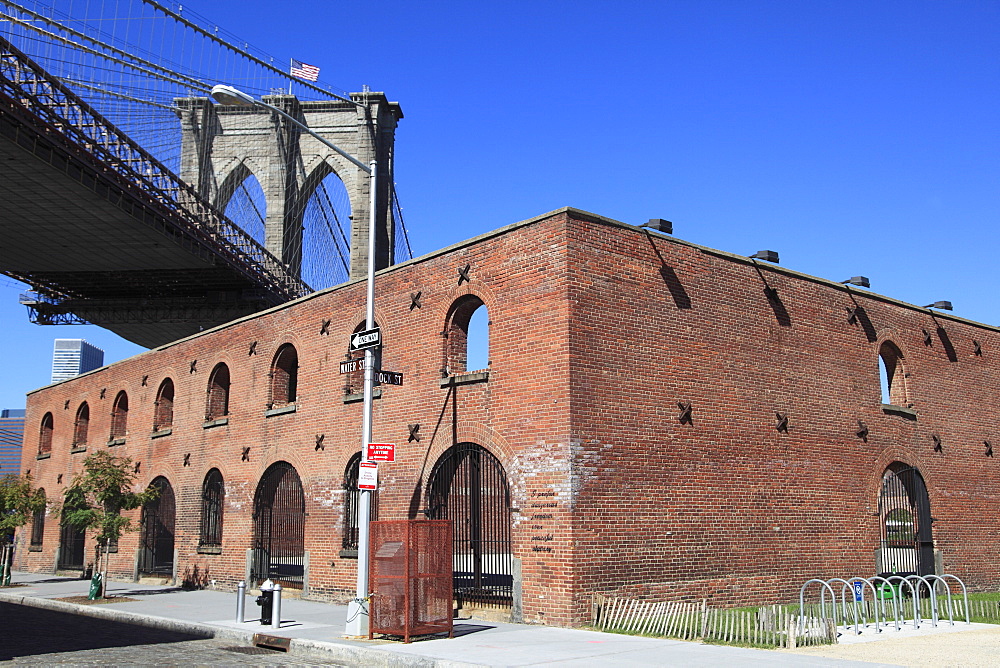 Brooklyn Bridge, DUMBO, Brooklyn, New York City, United States of America, North America