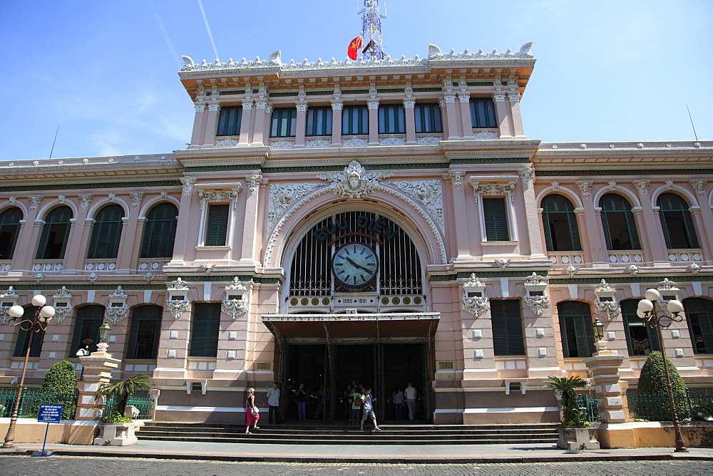 Central Post Office, Ho Chi Minh City (Saigon), Vietnam, Indochina, Southeast Asia, Asia 