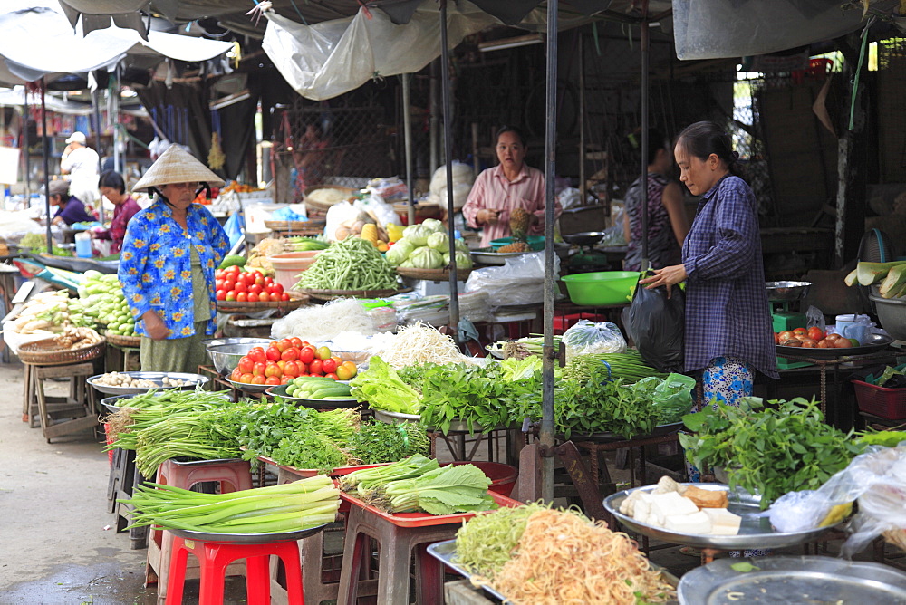 Market, Tra On, Mekong Delta, Vinh Long Province, Vietnam, Indochina, Southeast Asia, Asia 