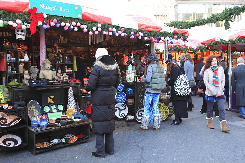 Union Square Annual Holiday, Christmas Market, Manhattan, New York City, United States of America, North America