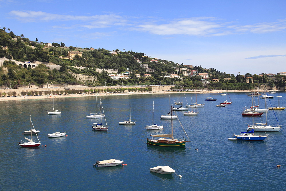 Harbour, Villefranche sur Mer, Cote d'Azur, French Riviera, Alpes Maritimes, Provence, France, Mediterranean, Europe