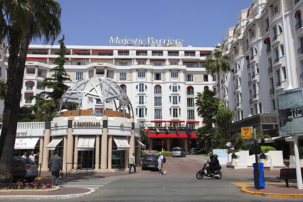 Majestic Barriere Hotel, La Croisette, Cannes, Cote d'Azur, Provence, French Riviera, France, Europe