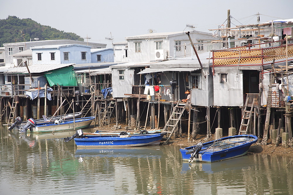 Stilt Houses, Tai O Fishing Village, Lantau Island, Hong Kong, China, Asia