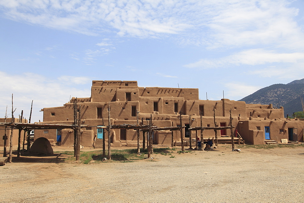 Taos Pueblo, UNESCO World Heritage Site, Taos, New Mexico, United States of America, North America