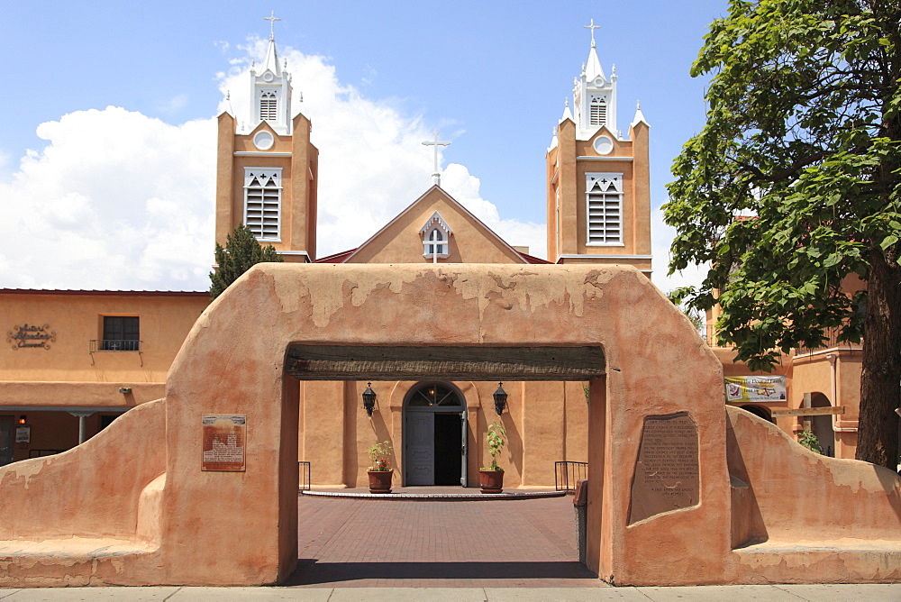 San Felipe de Neri Church, Old Town, Albuquerque, New Mexico, United States of America, North America