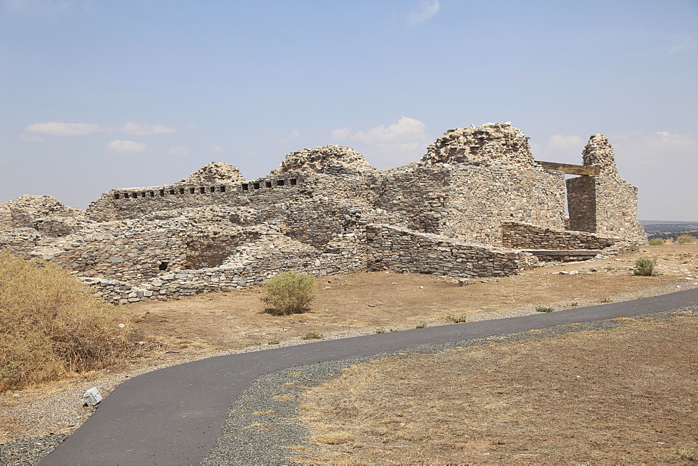 Church ruins, Gran Quivira, Salinas Pueblo Missions National Monument, Salinas Valley, New Mexico, United States of America, North America