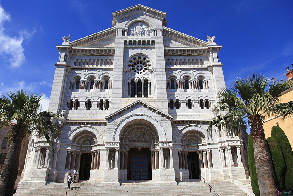 St. Nicholas Cathedral (Monaco Cathedral), Monaco-Ville, Old Town, Le Rocher (The Rock), Monaco, Cote d'Azur, Europe